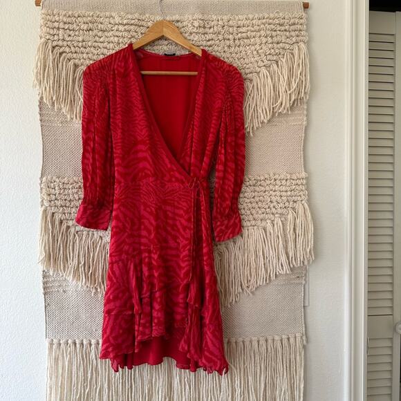 All Saints Keva Remix Dress - Picture 1 of 7